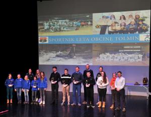 Naj športniki 2017 - prejemniki kipcev OŠZ Tolmin (Foto Červ)